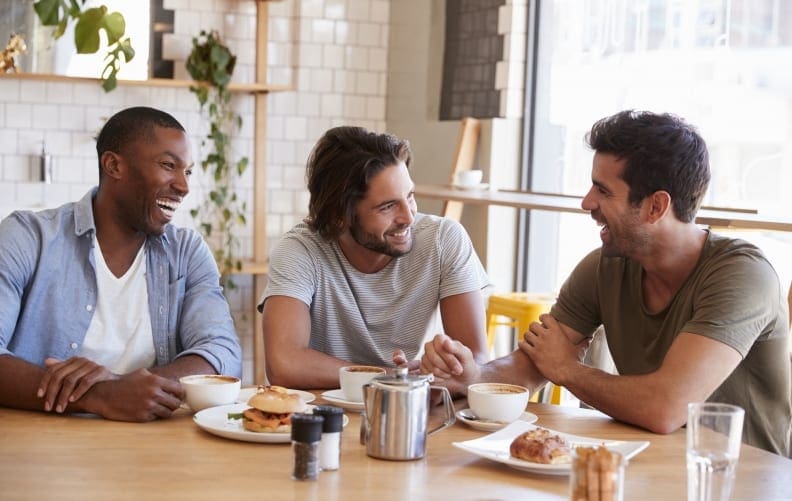 Mens Counselling Melbourne - Group Of Men Discussing Mental Health